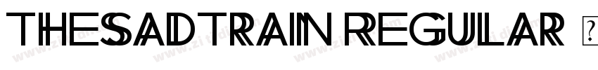 TheSadTrain Regular字体转换
